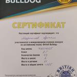  изображение для новости Международный игровой конкурс по английскому языку " British Bulldog"