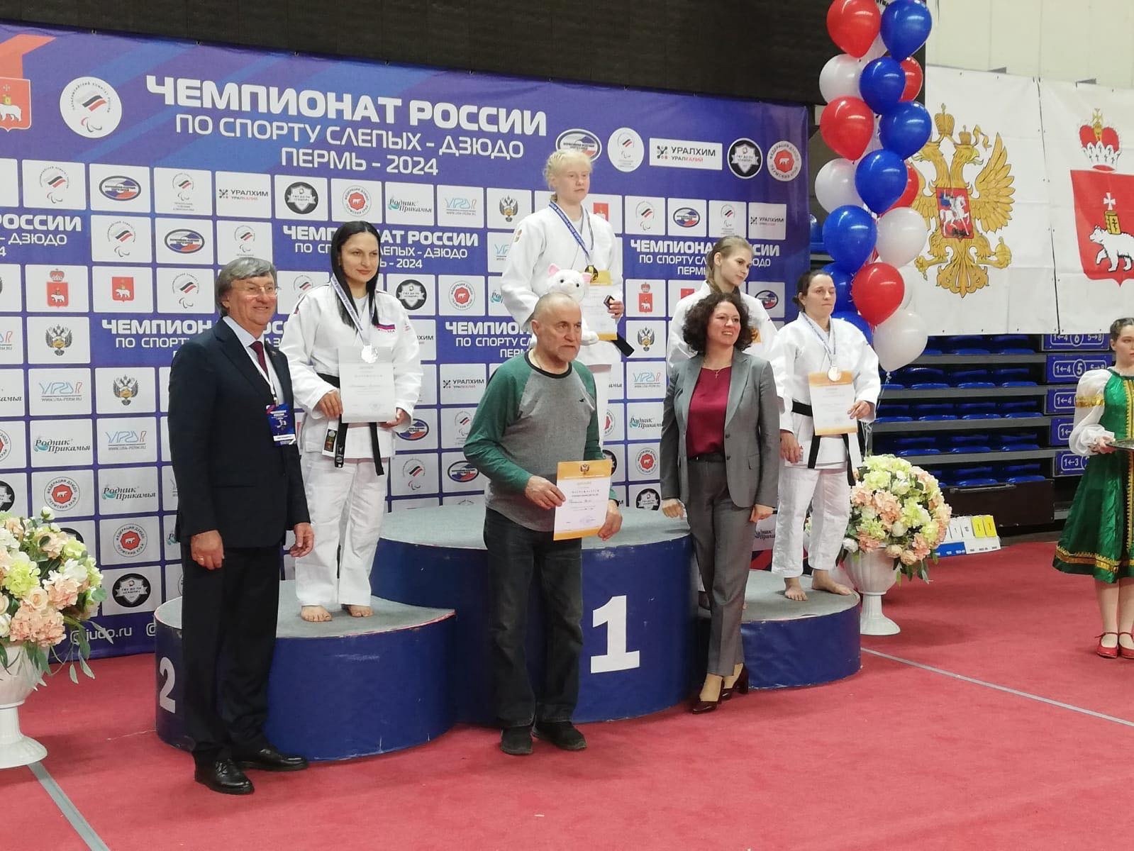 изображение для новости Золото и серебро Чемпионата России по дзюдо среди слабовидящих
